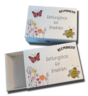 Bild Insektenrettungsbox Art. 100 mit Werbeaufdruck Bild
