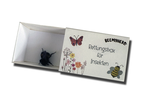 Bild Insektenrettungsbox Art. 100 mit Werbeaufdruck Bild